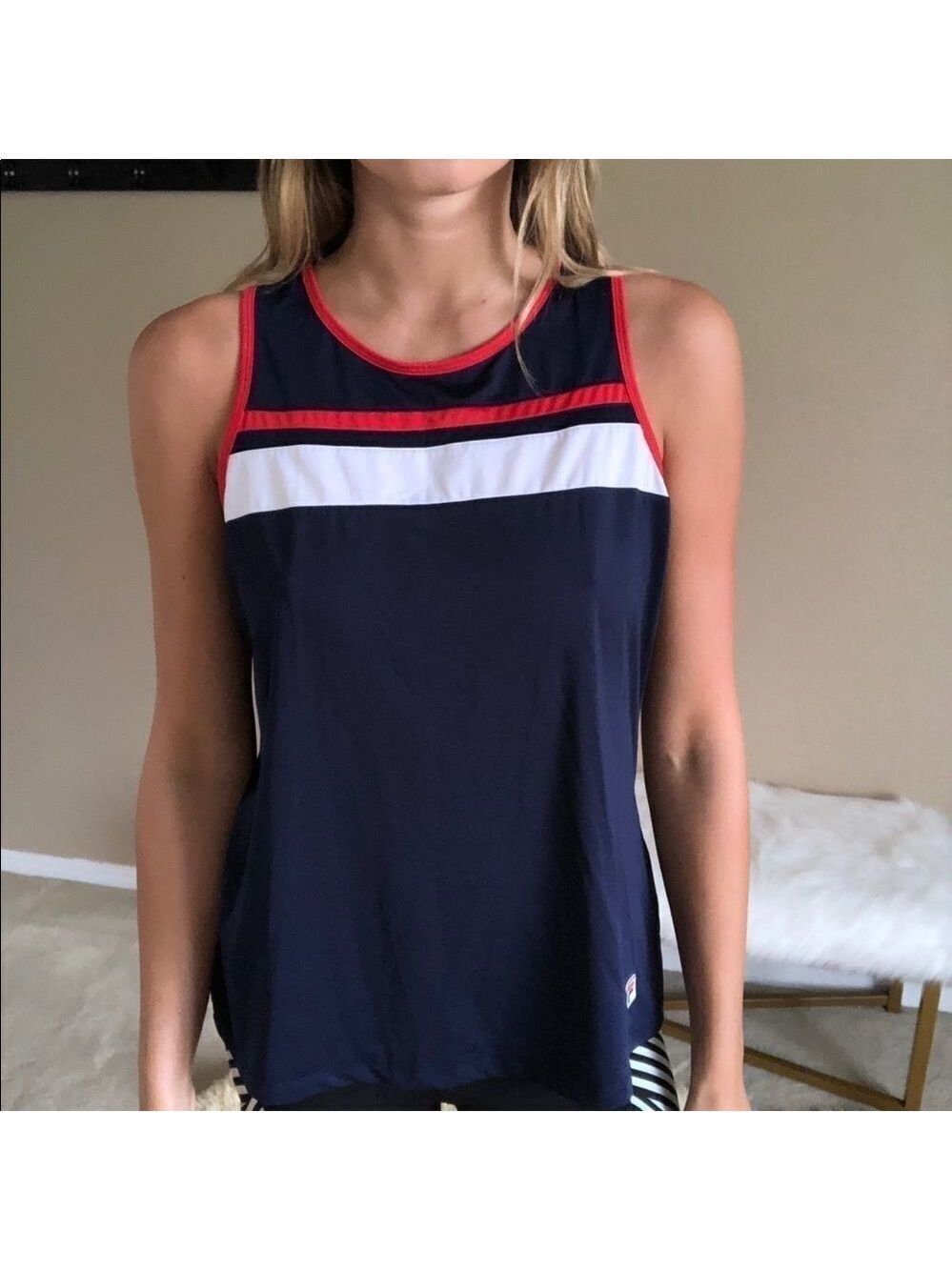 FILA color blocked tank top